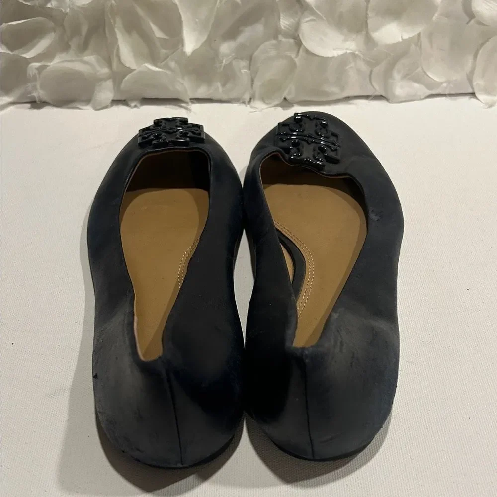 Tory Burch Black Leather Loafers